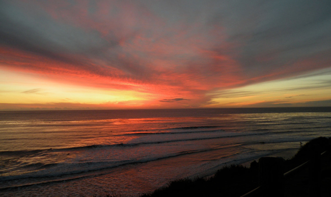 sunset-encinitas-beach
